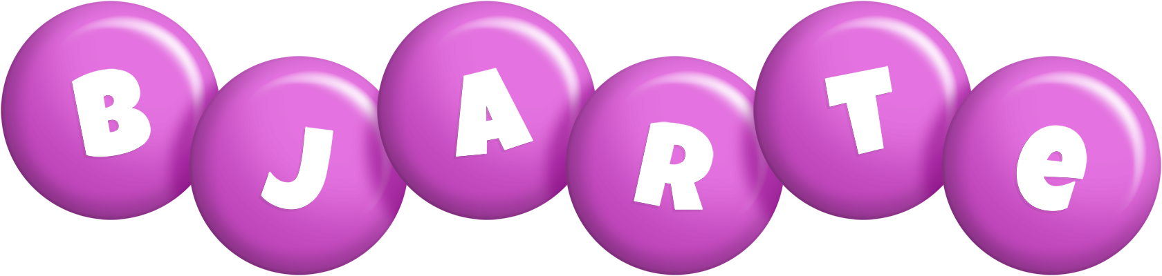 Bjarte candy-purple logo