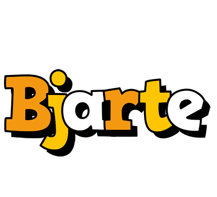 Bjarte cartoon logo