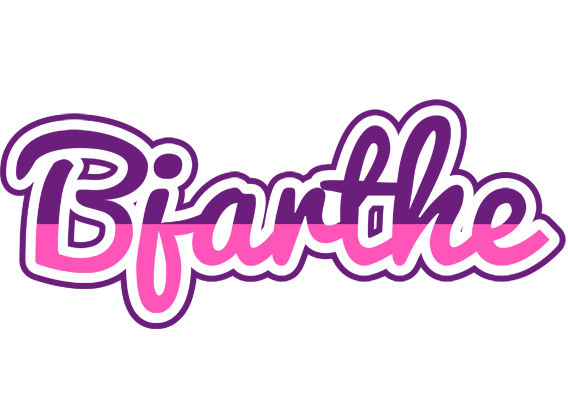 Bjarthe cheerful logo
