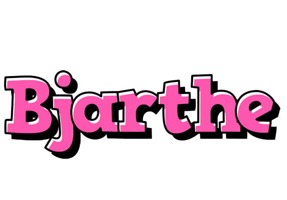 Bjarthe girlish logo