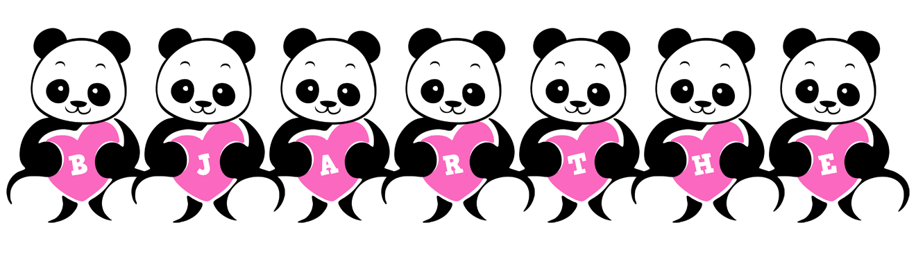 Bjarthe love-panda logo