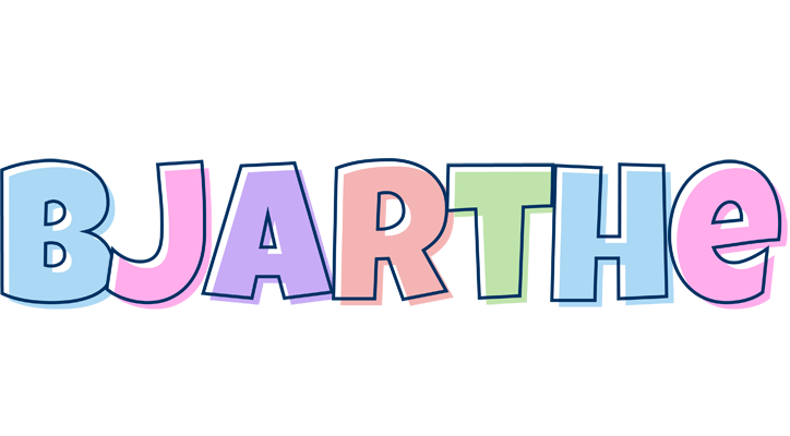 Bjarthe pastel logo