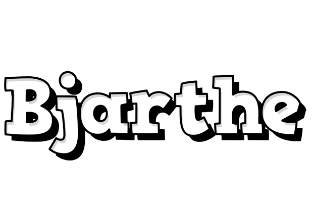 Bjarthe snowing logo