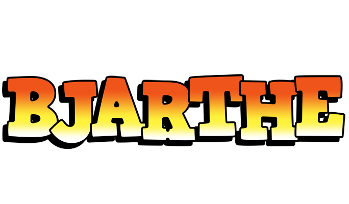 Bjarthe sunset logo