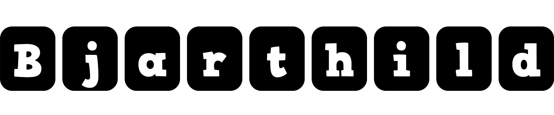Bjarthild box logo