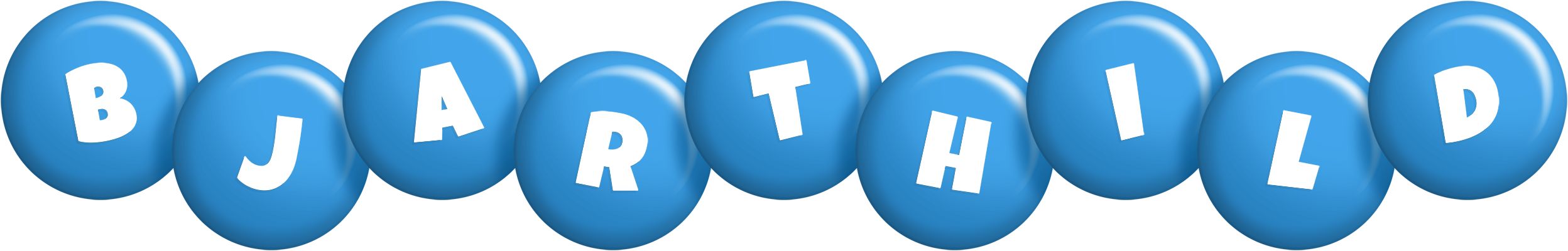Bjarthild candy-blue logo