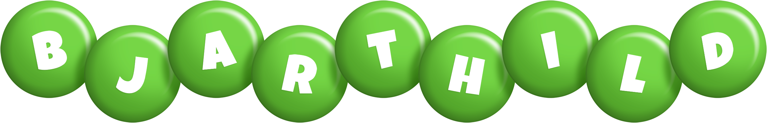 Bjarthild candy-green logo