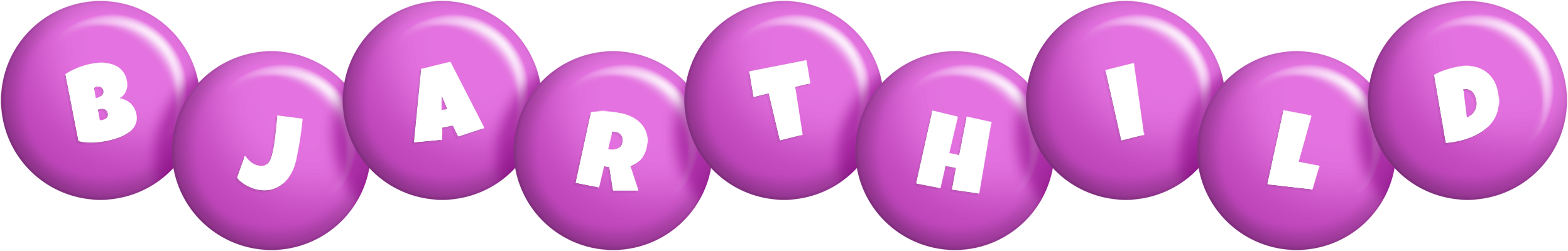 Bjarthild candy-purple logo
