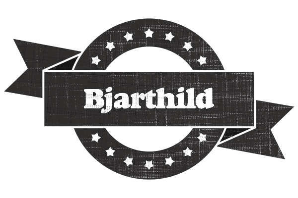 Bjarthild grunge logo