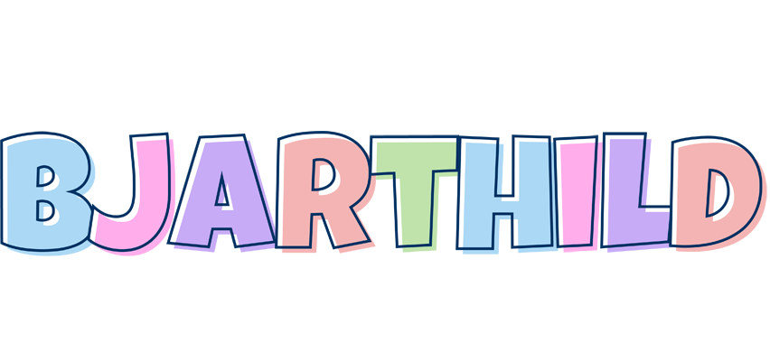 Bjarthild pastel logo