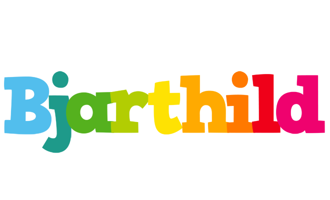 Bjarthild rainbows logo