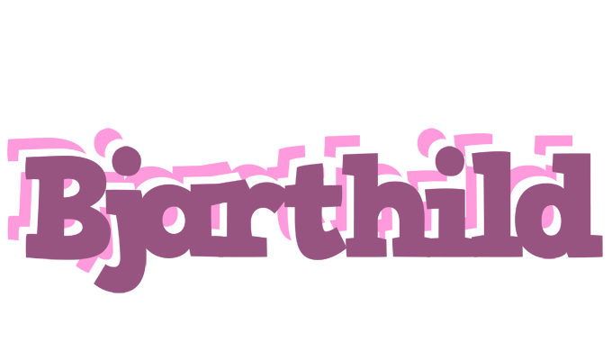 Bjarthild relaxing logo