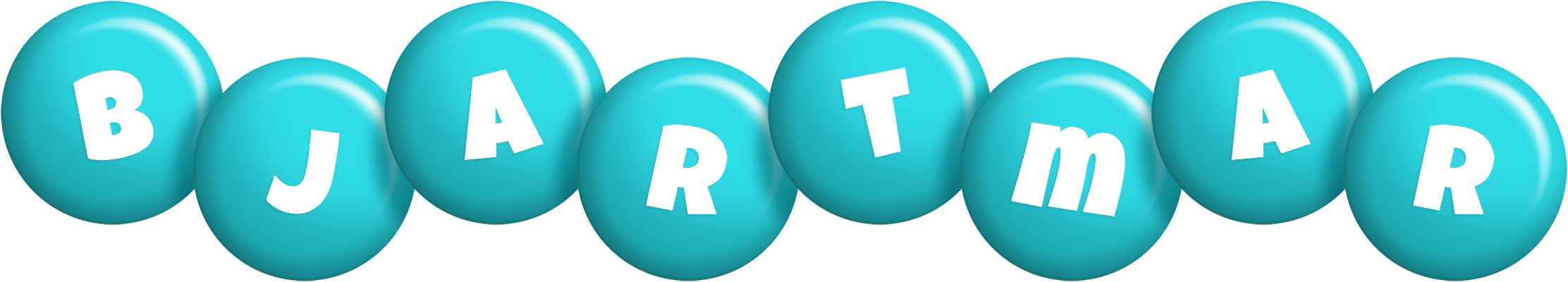 Bjartmar candy-azur logo
