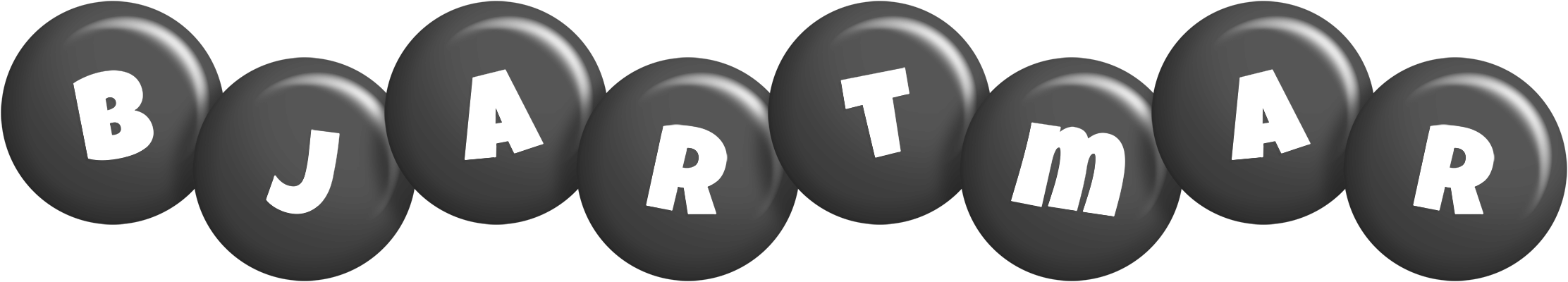 Bjartmar candy-black logo