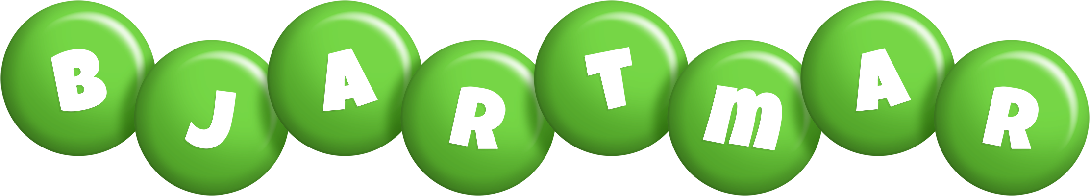 Bjartmar candy-green logo