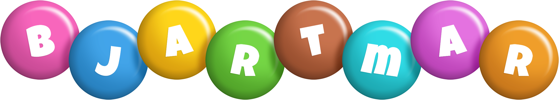 Bjartmar candy logo