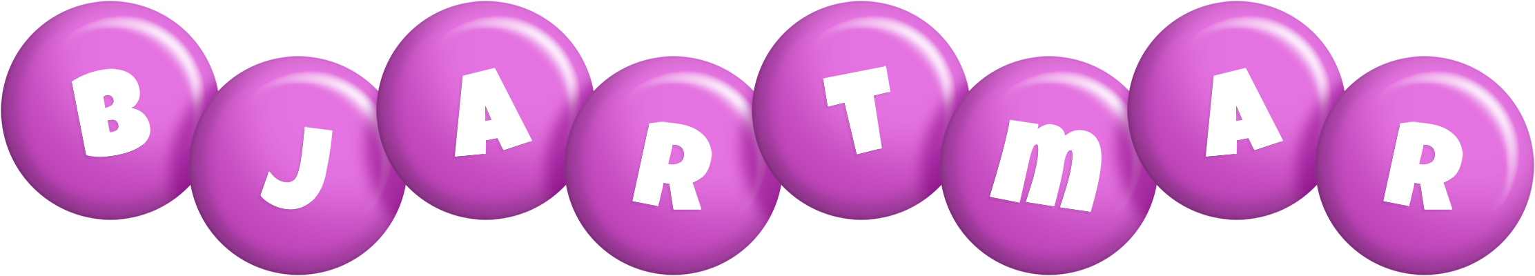 Bjartmar candy-purple logo