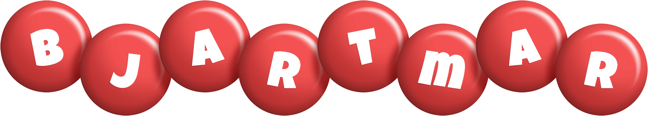 Bjartmar candy-red logo