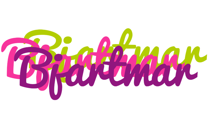 Bjartmar flowers logo