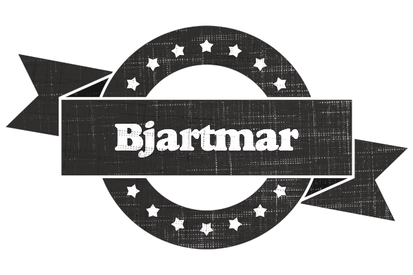 Bjartmar grunge logo