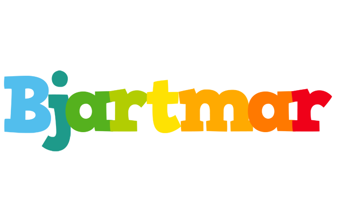Bjartmar rainbows logo