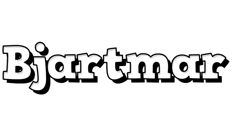 Bjartmar snowing logo