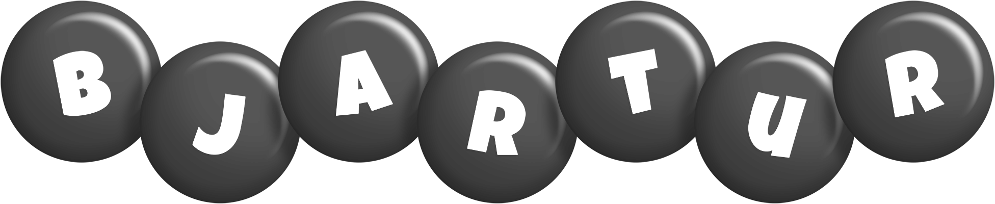Bjartur candy-black logo