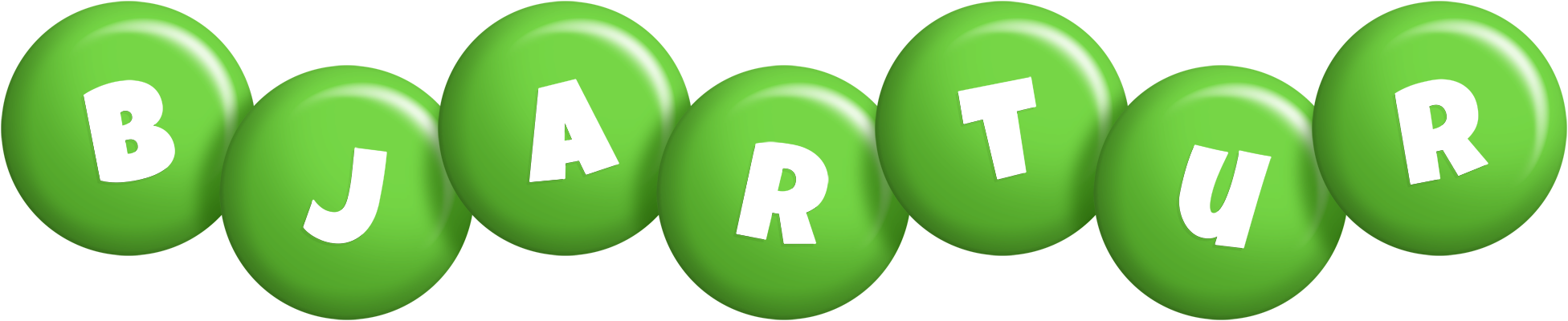Bjartur candy-green logo