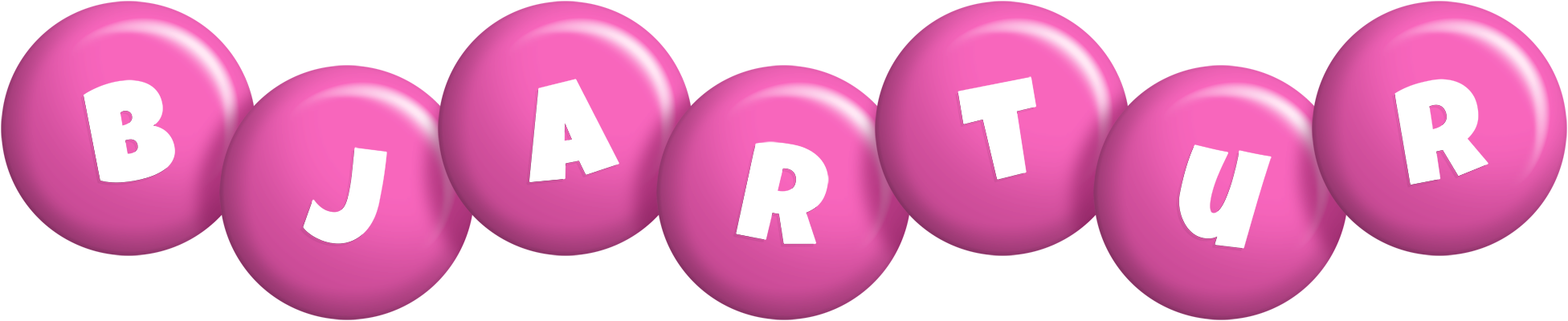 Bjartur candy-pink logo