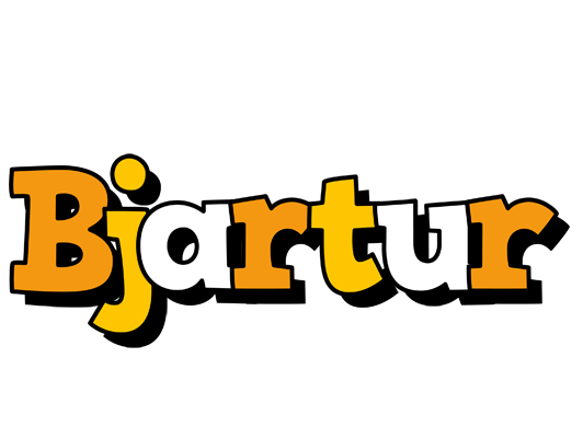 Bjartur cartoon logo