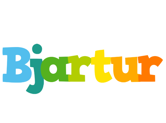 Bjartur rainbows logo