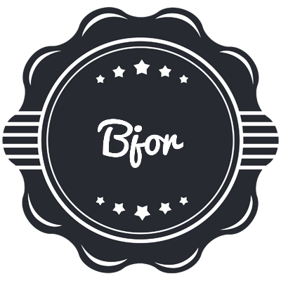Bjor badge logo