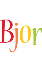 Bjor birthday logo