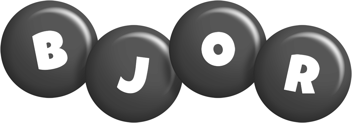 Bjor candy-black logo