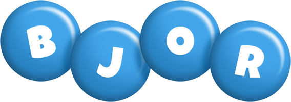 Bjor candy-blue logo