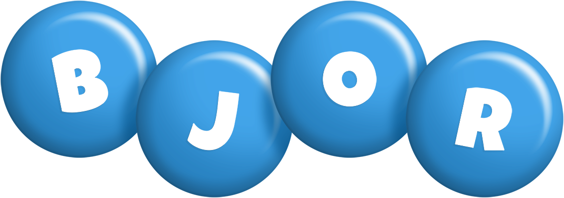 Bjor candy-blue logo