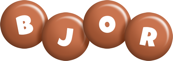 Bjor candy-brown logo