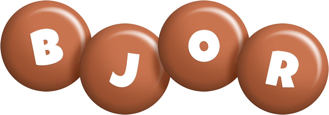 Bjor candy-brown logo