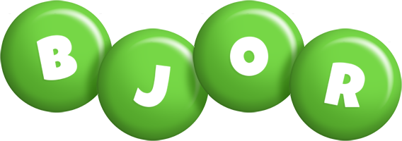 Bjor candy-green logo