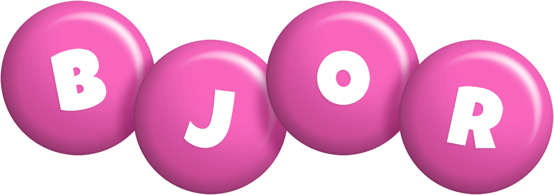 Bjor candy-pink logo