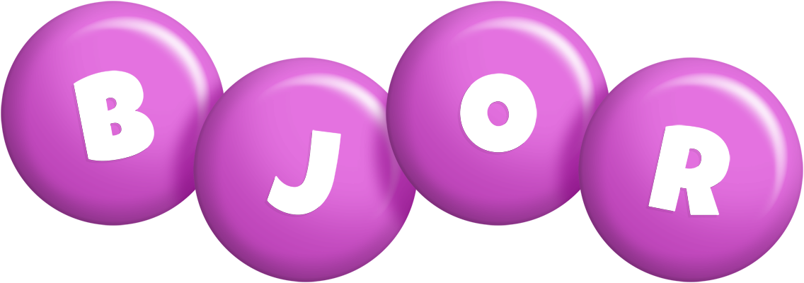 Bjor candy-purple logo