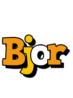 Bjor cartoon logo