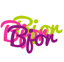 Bjor flowers logo