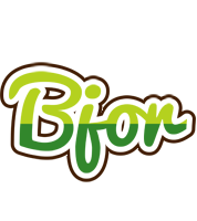 Bjor golfing logo