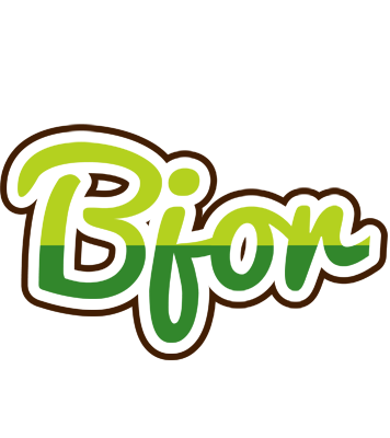 Bjor golfing logo