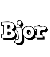 Bjor snowing logo