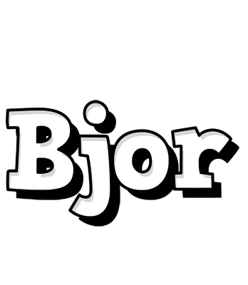 Bjor snowing logo