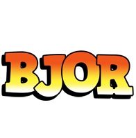 Bjor sunset logo