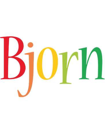 Bjorn birthday logo