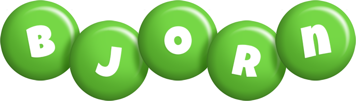 Bjorn candy-green logo